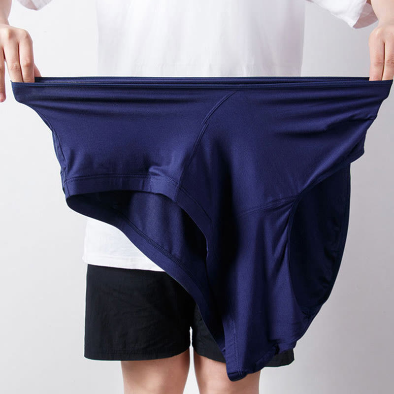 Plus Size High-Waisted Hip Briefs(1 Pair)