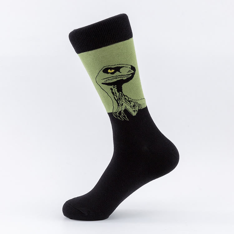 Dinosaur Crew Socks(5 Pairs) - image 1