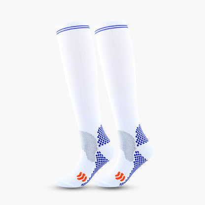 Sport Knee High Compression Socks(3 Pairs) - White - 2XL - image 2