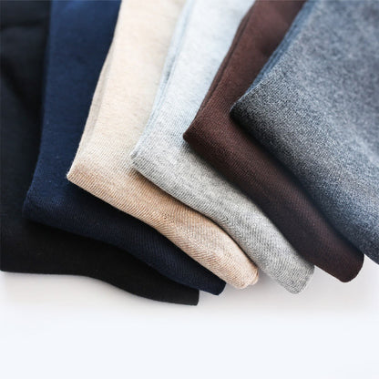 Durable Solid Crew Socks(7 Pairs) - image 8