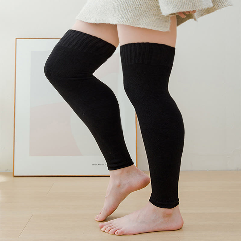 Plus Size Thigh High Toeless Sleeve(7 Pairs) - image 4