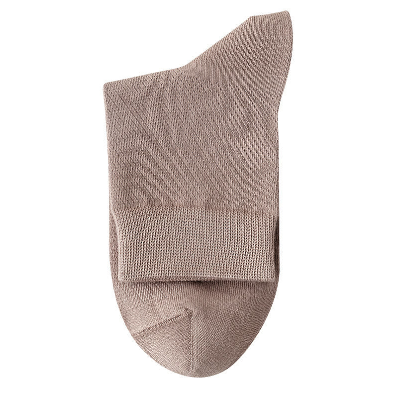 Multicolor Mesh Quarter Socks(5 Pairs) - Camel - EU39-46(US5-12) - image 19