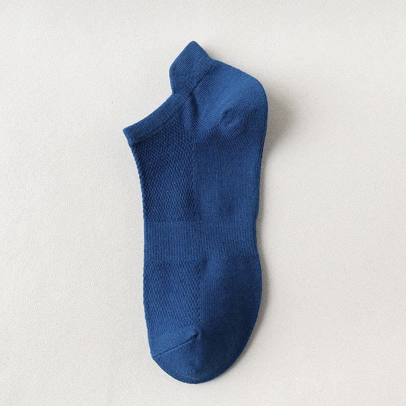 Lift Ear Breathable Ankle Socks(5 Pairs) - Blue - EU44-50(US10-15) - image 18
