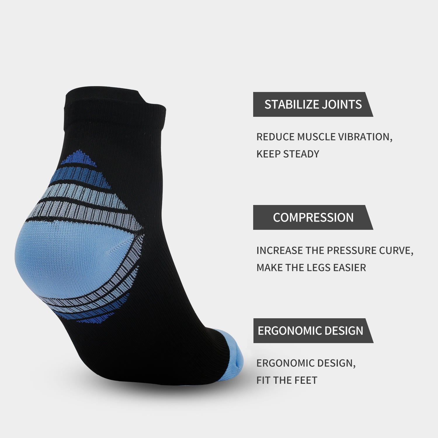 Elastic Sports Ankle Compression Socks(7 Pairs) - image 3