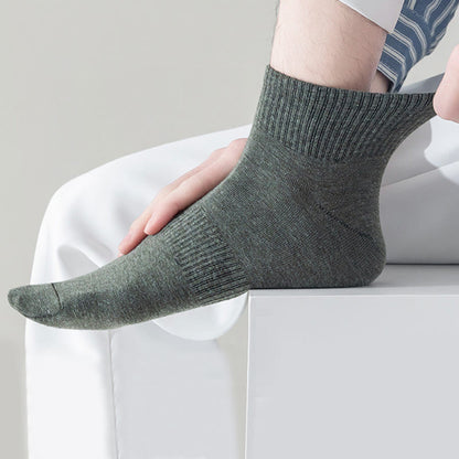 Breathable Soft Cotton Quarter Socks(7 Pairs) - image 4