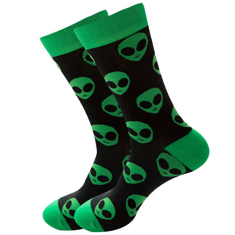  Halloween Holiday Cotton Fashion Crew Socks(5 Pairs) - image 2