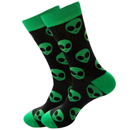  Halloween Holiday Cotton Fashion Crew Socks(5 Pairs) - image 2