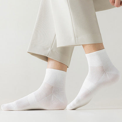 Seamless Mesh Quarter Socks(5 Pairs) - image 4
