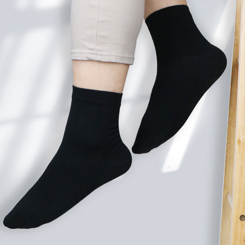 Cotton Thick Quarter Socks(3 Pairs) - image 1