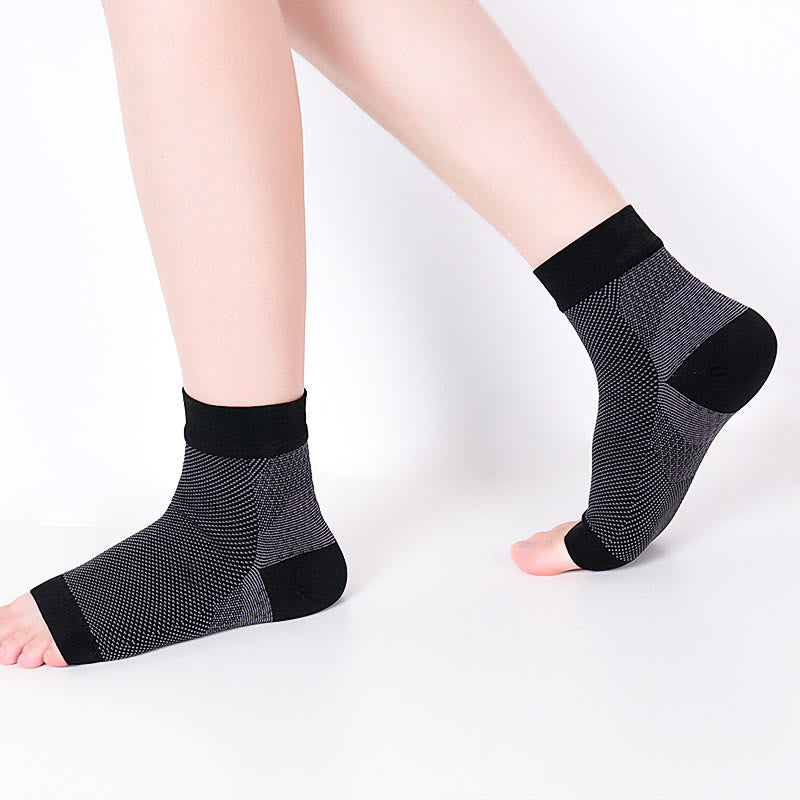 Plus Size Foot Support Protection Ankle Brace - Black - 3XL - image 7