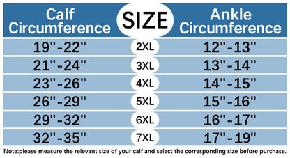 Plusock Blue Filaments Plus Size Compression Socks 2XL-7XL(3 Pairs) - image 4