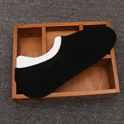 Cotton Comfort No Show Socks(6 Pairs) - 42-48 - Black - image 5