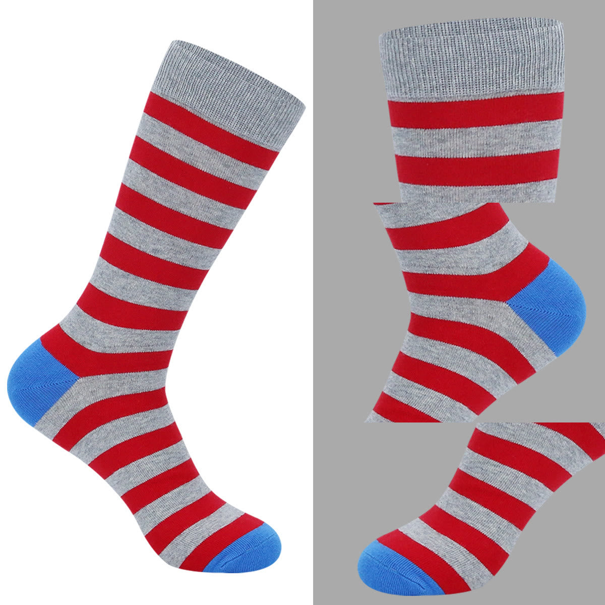 Pattern Funny Casual Dress Socks(5 Pairs) - image 1