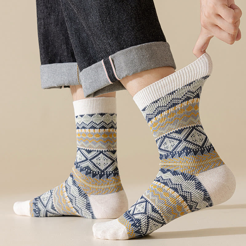 Retro Breathable Quarter Socks(3 Pairs) - image 5