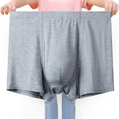 Plus Size High-Waisted Breathable Boxer Briefs(1 Pack) - image 0