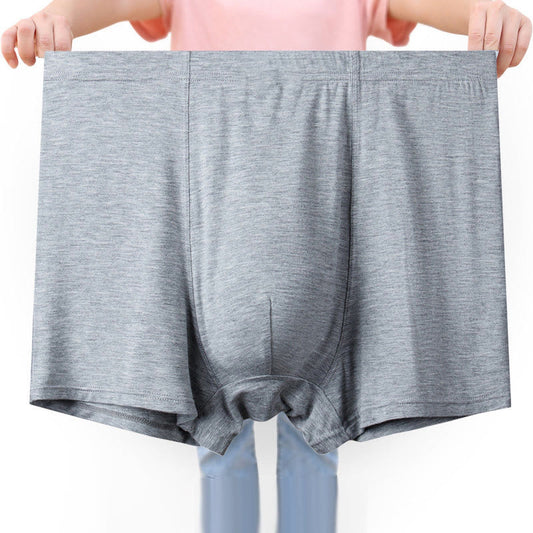 Plus Size High-Waisted Breathable Boxer Briefs(1 Pack) - image 0