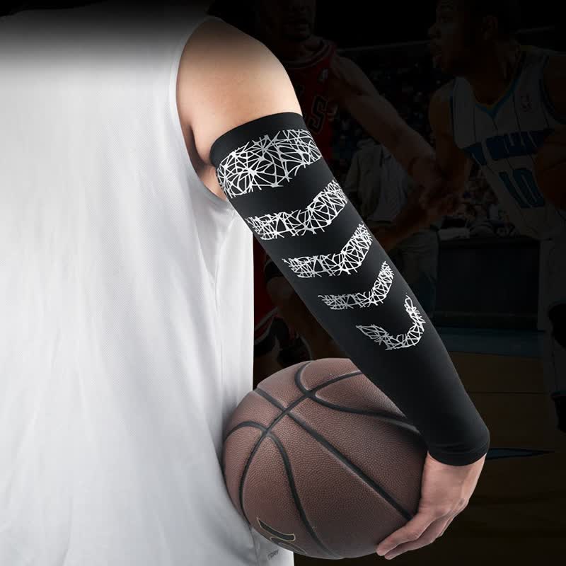 Art Print Sport Compression Arm Sleeves(2 Pairs) - image 2