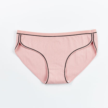 Plus Size Low Rise Cotton Panty(5 Pairs)