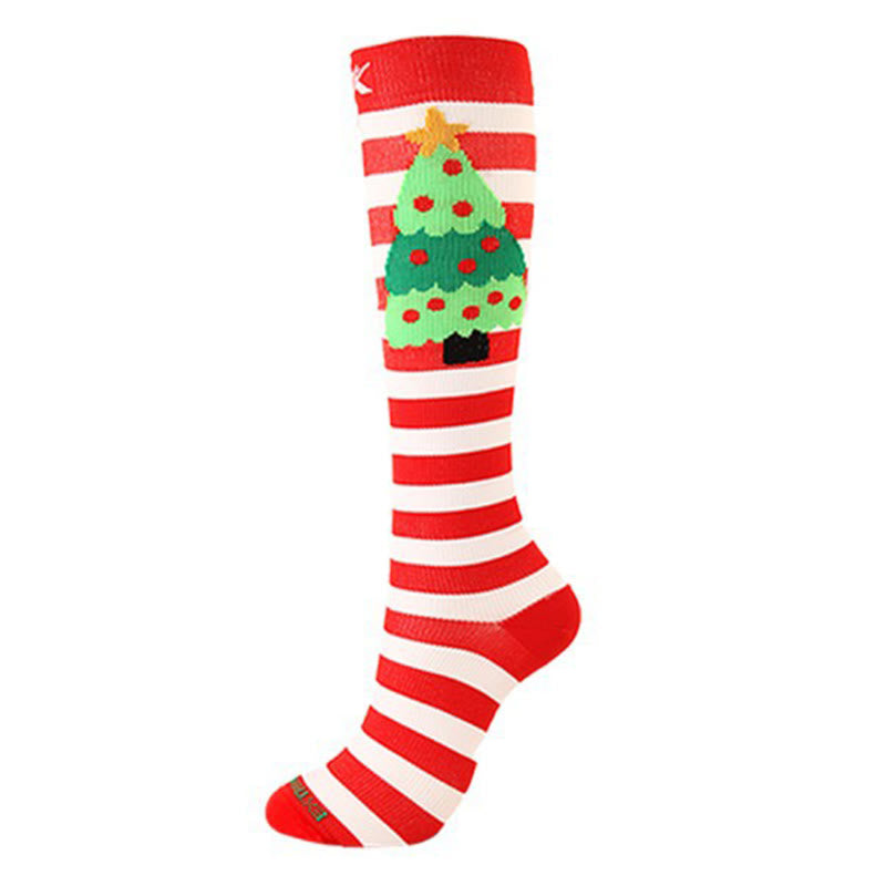Christmas Knee High Compression Socks(6 Pairs) - image 11