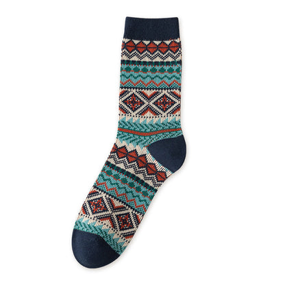 Retro Breathable Quarter Socks(3 Pairs) - image 17
