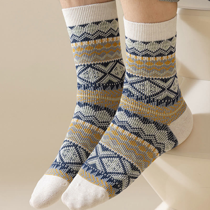 Retro Breathable Quarter Socks(3 Pairs) - image 7