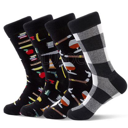 Tool Prints Crew Socks(4 Pairs) - image 0