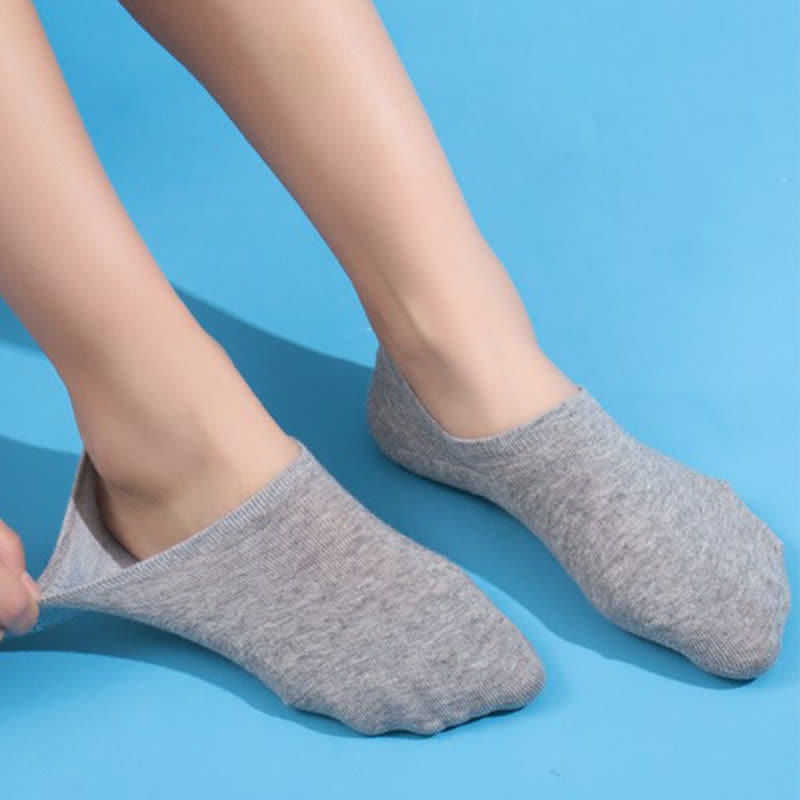 Anti-slip Cotton No Show Socks(4 Pairs) - image 7