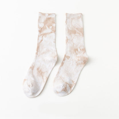 Tie-dye Crew Socks(5 Pairs) - image 11