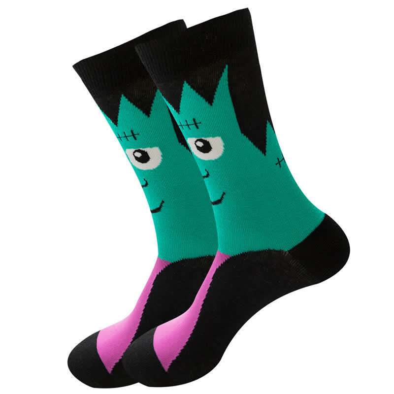  Halloween Holiday Cotton Fashion Crew Socks(5 Pairs) - image 0