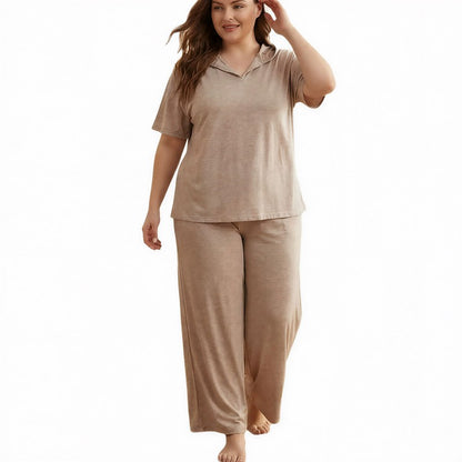 Loose-fitting With A Hood Pajama Set - image 4