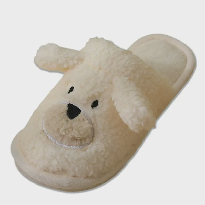 Cozy Cartoon Bear Plush Indoor Slippers - image 4