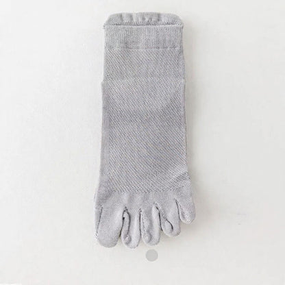 Breathable Alignment Socks(5 Pairs) - Light Gray - EU39-44(US6-10) - image 8
