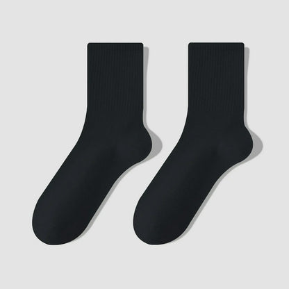 Everyday Cotton Blend Quarter  Socks(7 Pairs) - Black - EU39-43(US6-9) - image 2