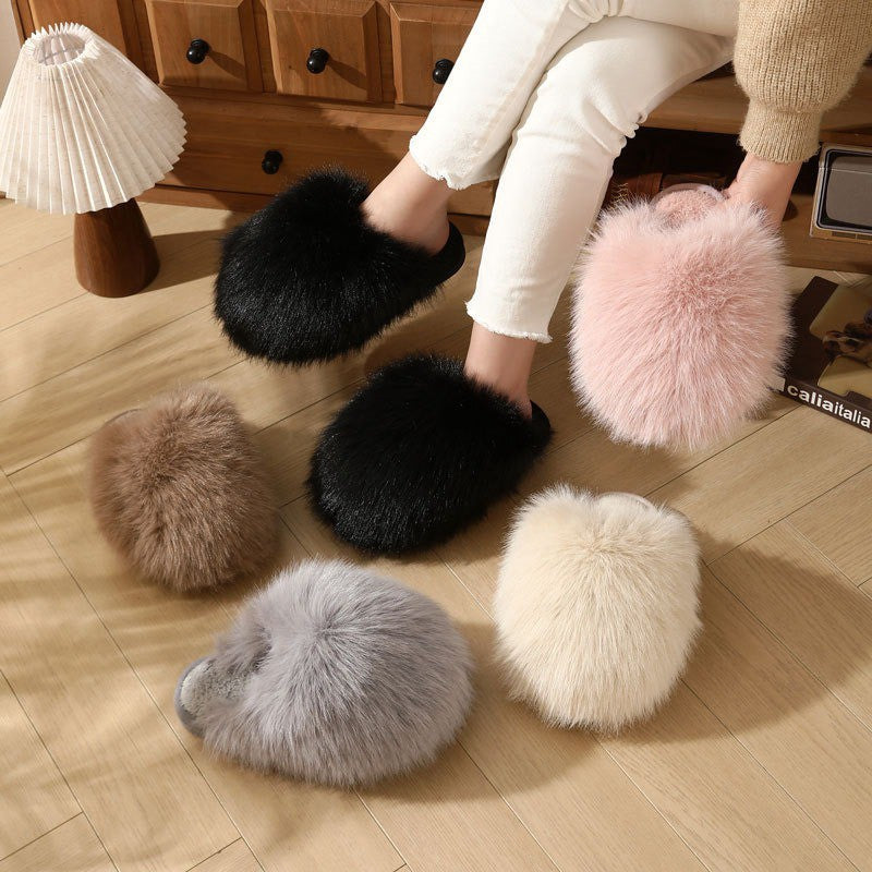 Plus Size Blush Plush Slippers - image 0