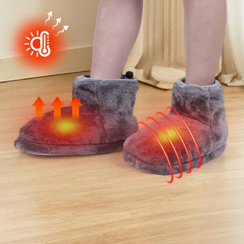 Heating Cozy Knit Plush Slipper Socks - image 4