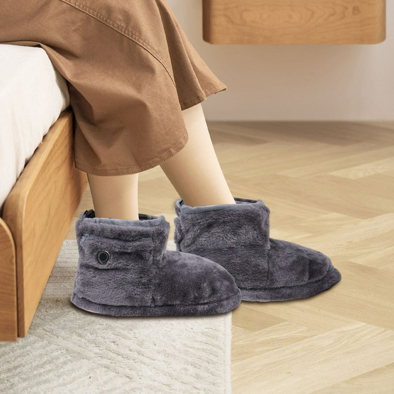 Heating Cozy Knit Plush Slipper Socks - image 3
