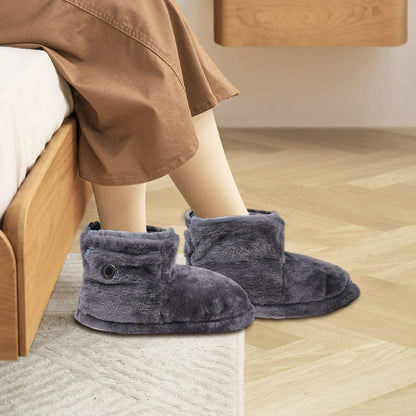 Heating Cozy Knit Plush Slipper Socks - image 3