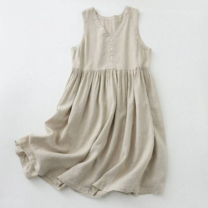Textured Button Front Midi Dress - image 11