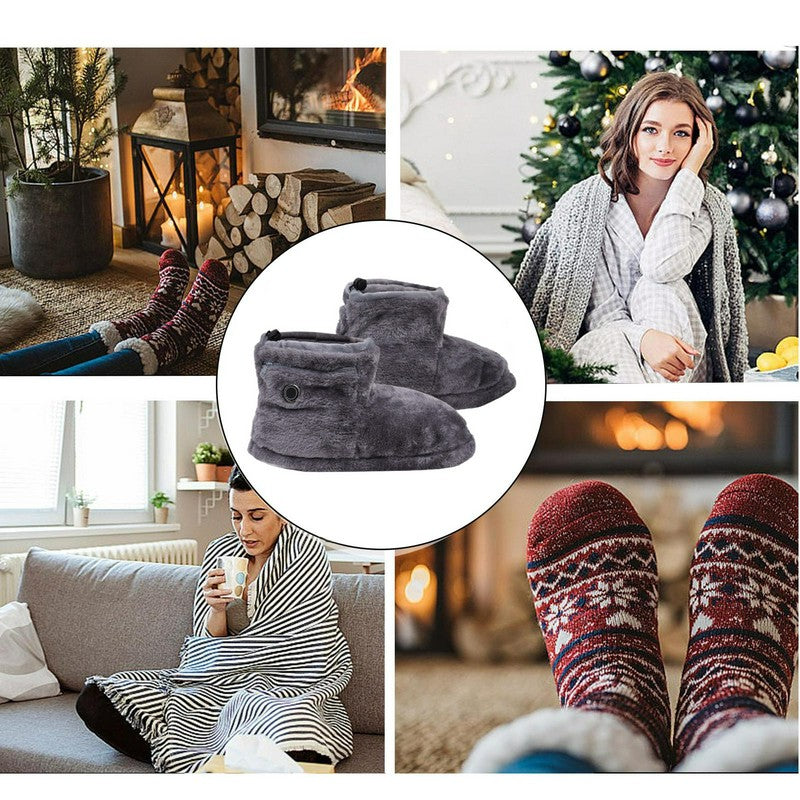 Heating Cozy Knit Plush Slipper Socks - image 10