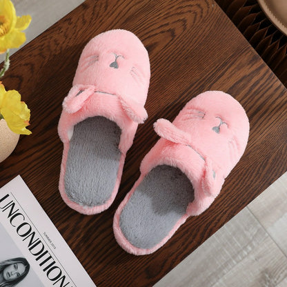 Cozy Cat Plush House Slippers - Pink - EU44-45(US10-11) - image 2