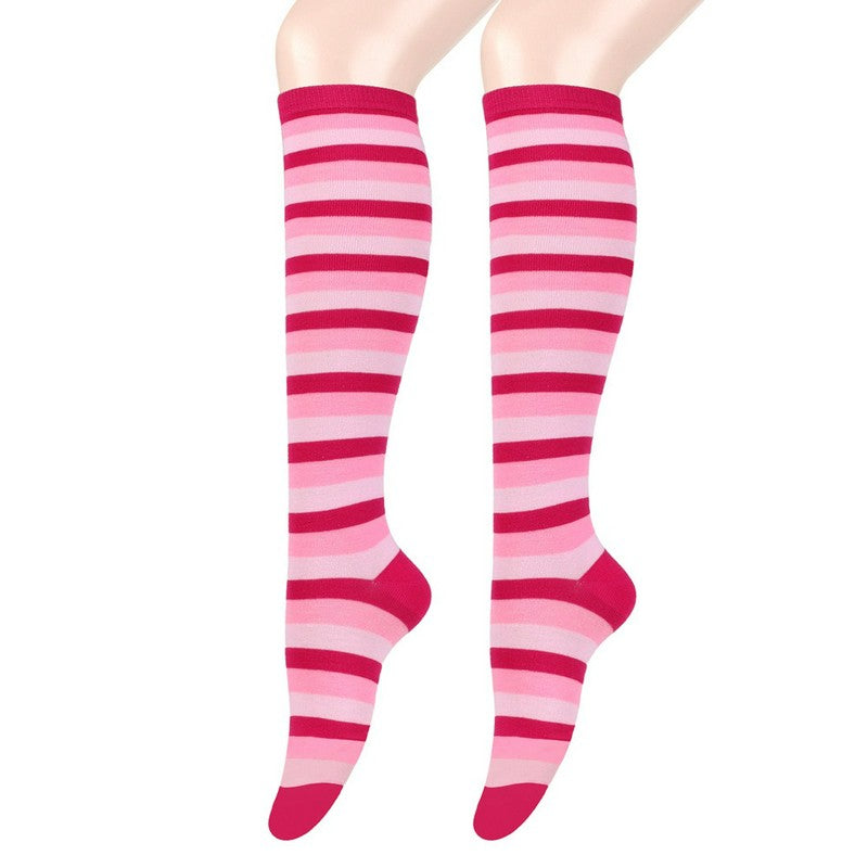 Soft Striped Knee High Socks (3 Pairs) - image 8