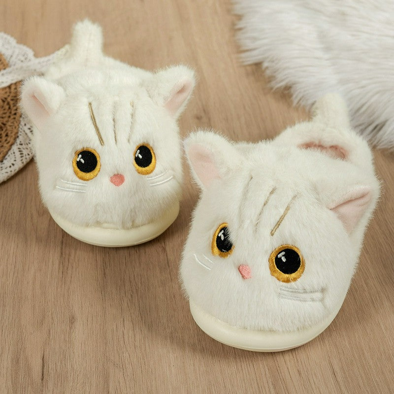 Cat Plush Soft Sole Indoor Slippers - image 8