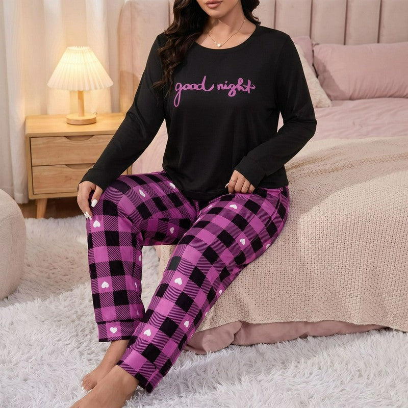 Good Night Plaid Pajama Set - image 7