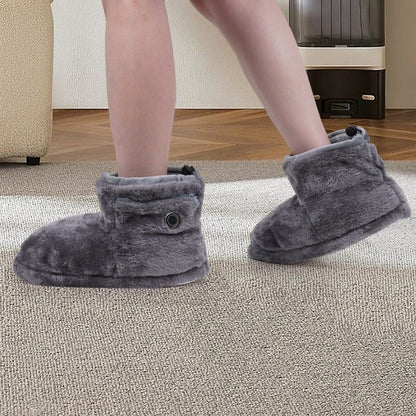 Heating Cozy Knit Plush Slipper Socks - image 2