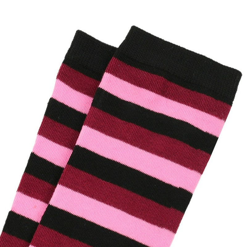 Soft Striped Knee High Socks (3 Pairs) - image 13