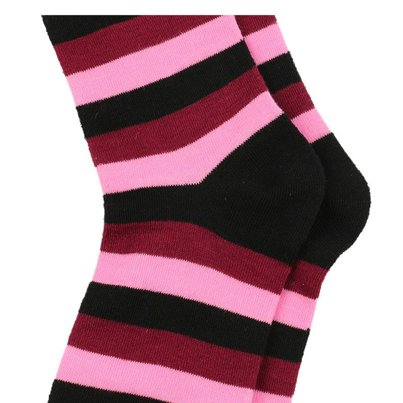 Soft Striped Knee High Socks (3 Pairs) - image 12