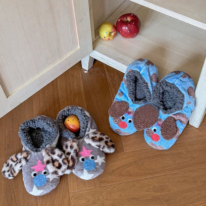 Tomato Blossom Coral Fleece Slipper Socks - image 7