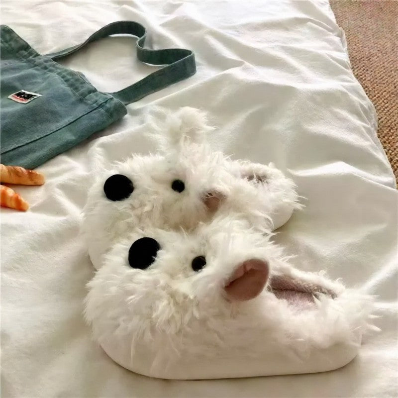 Cozy Puppy Plush House Slippers - image 5