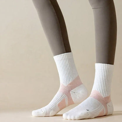 Breathable Arch Support Quarter Compression Socks(5 Pairs) - image 1