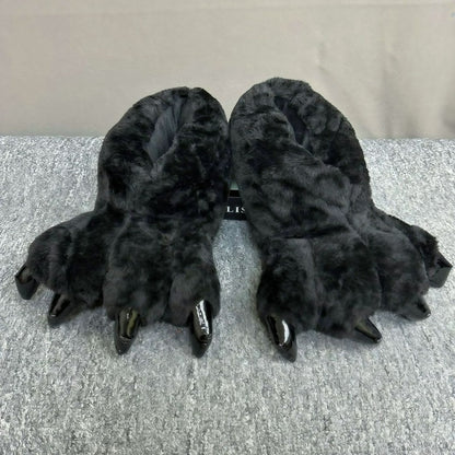 Monster Paw Plush House Slipper Socks - Black - EU36-42(US3-8.5) - image 8
